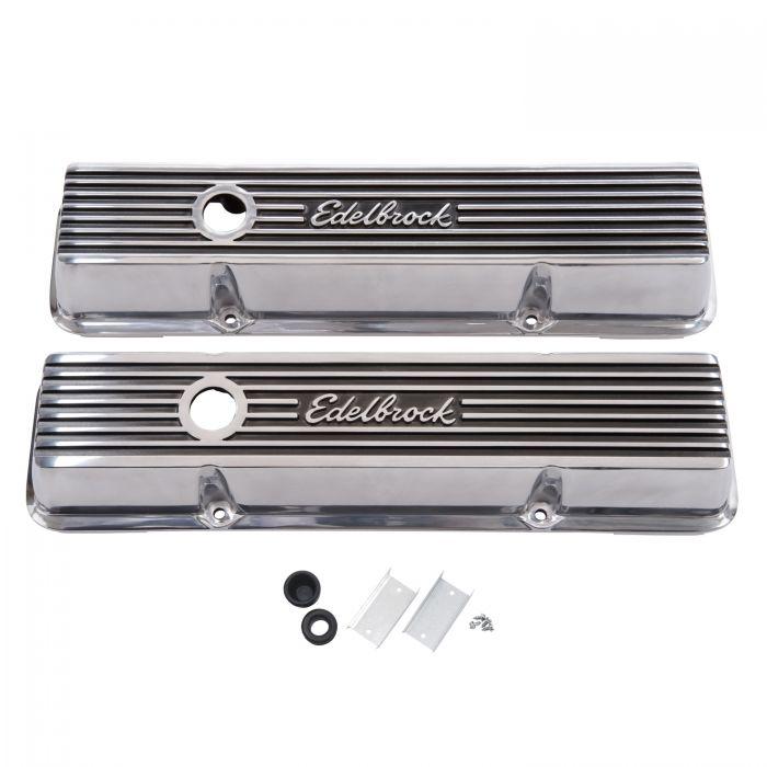 Edelbrock 4262 Elite II Valve Covers For Chevy 262-400 V8 1959-86