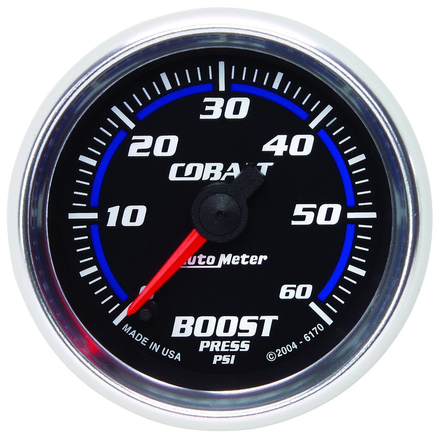 2-1/16" BOOST, 0-60 PSI, COBALT