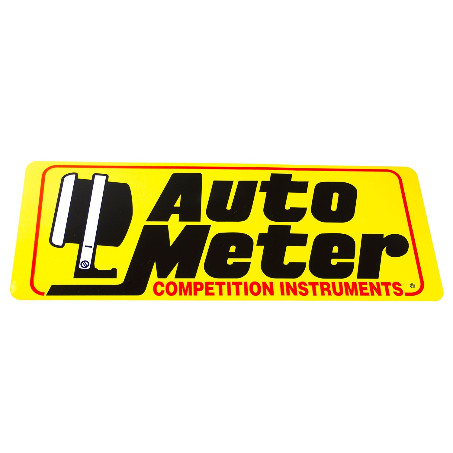 DECAL, LARGE (16" L), YELLOW, 'COMPETITION INSTRUMENTS'