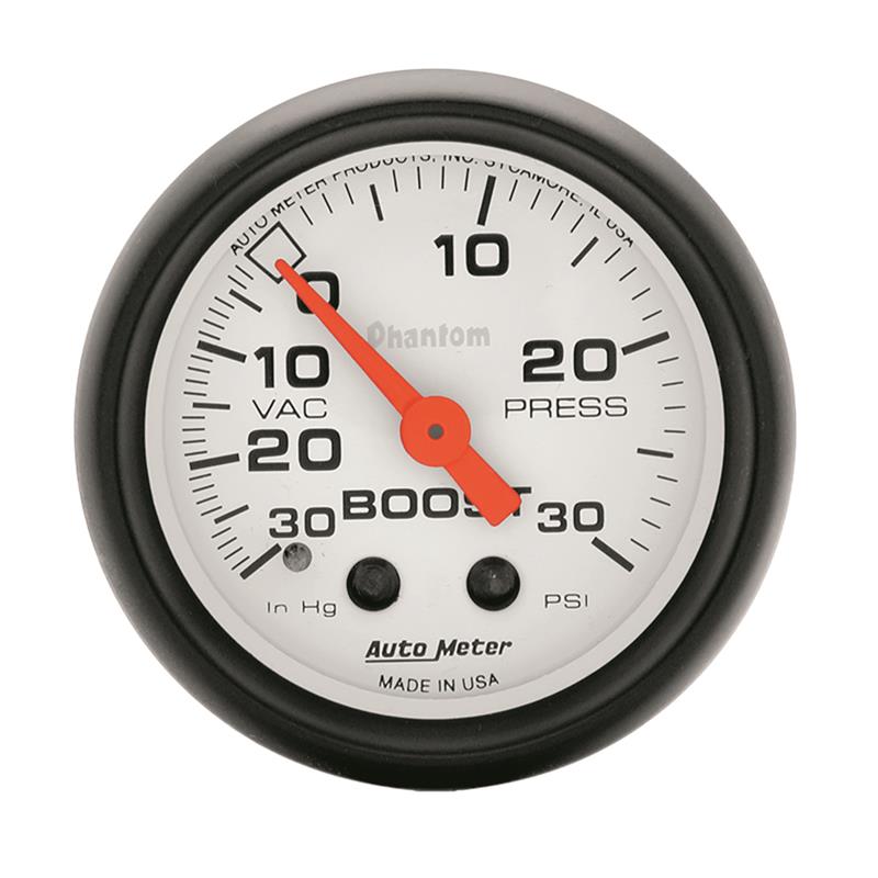 2-1/16" BOOST/VACUUM, 30 IN HG/30 PSI, PHANTOM