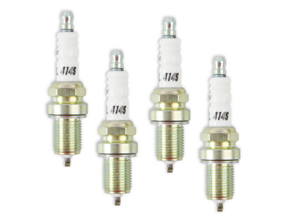 ACCEL 0414S-4 HP Copper Spark Plug - Shorty 14mm - .750" Reach