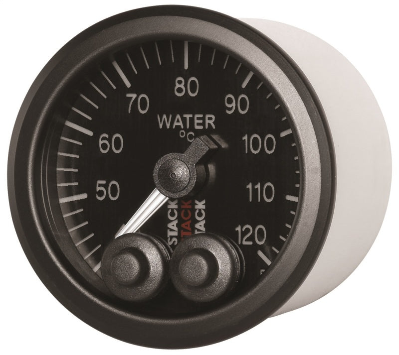WATER TEMP, PRO-CONTROL, 52MM, BLK, 40-120 °C, 1/8" NPTF MALE
