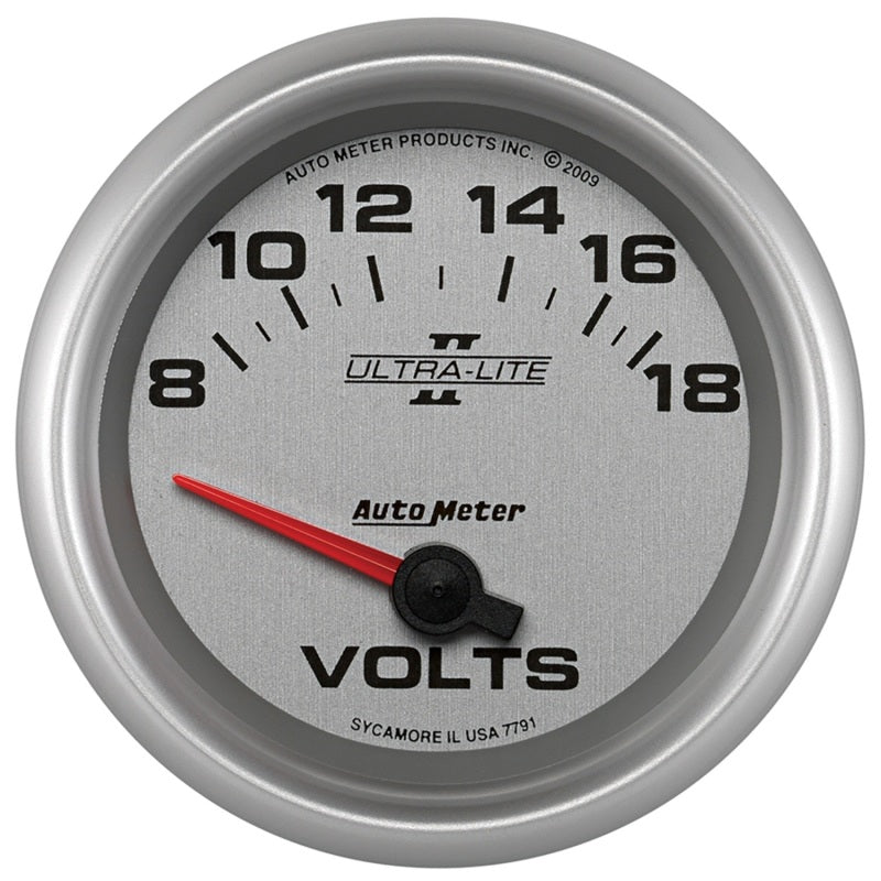 2-5/8" VOLTMETER, 8-18V, ULTRA-LITE II