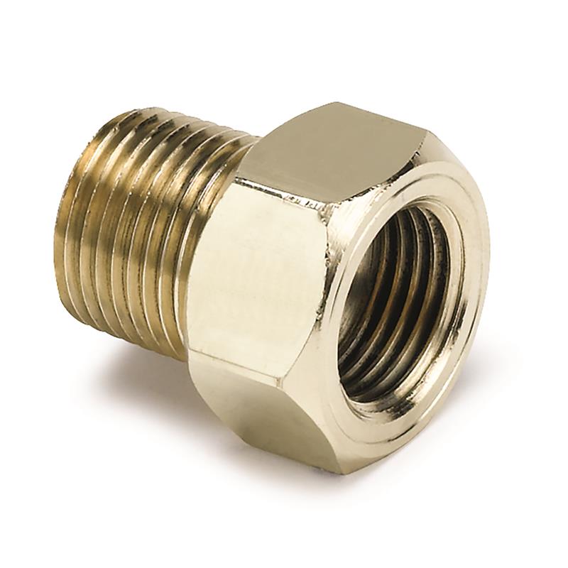 FITTING, ADAPTER, 3/8" NPT MALE, BRASS, FOR MECH. TEMP. GAUGE