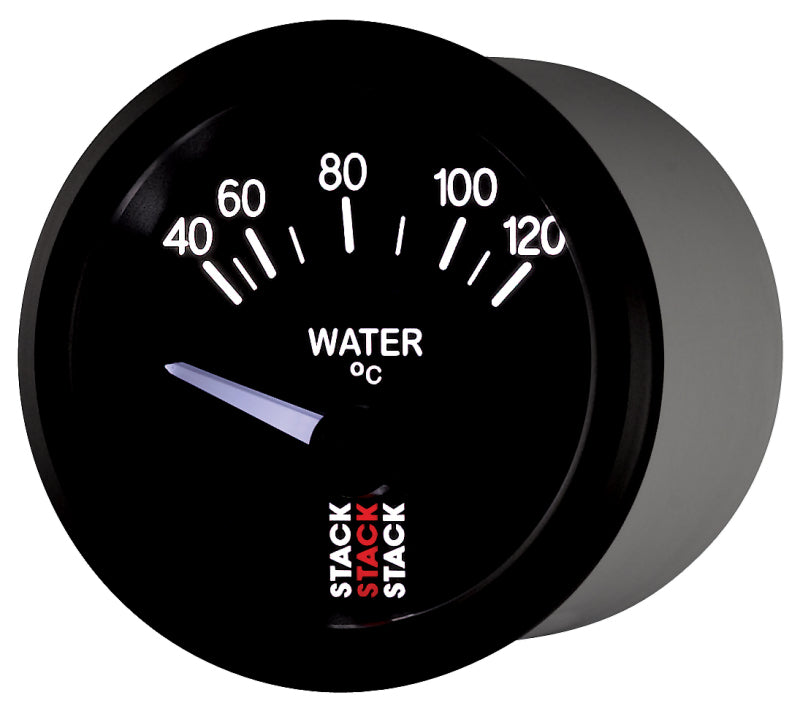 WATER TEMP, ELECTRIC, 52MM, BLK, 40-120 °C, M10 MALE