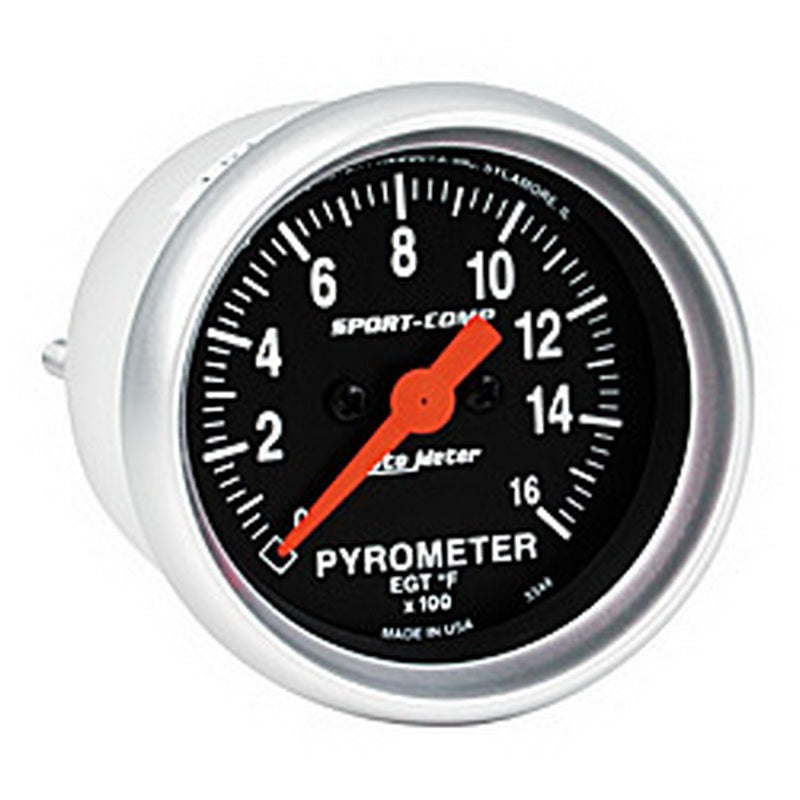 2-1/16" PYROMETER, 0-1600 °F, SPORT-COMP