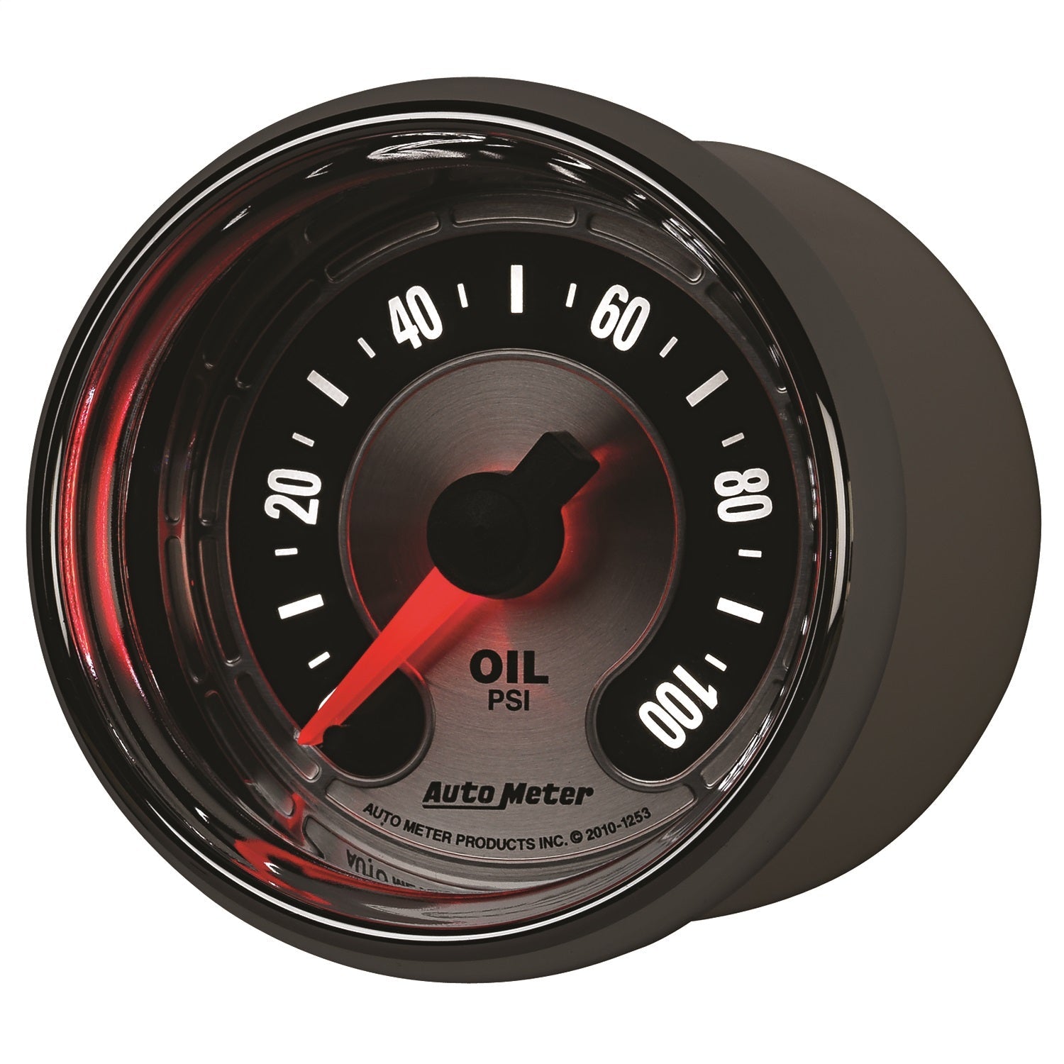 2-1/16" OIL PRESSURE, 0-100 PSI, AMERICAN MUSCLE