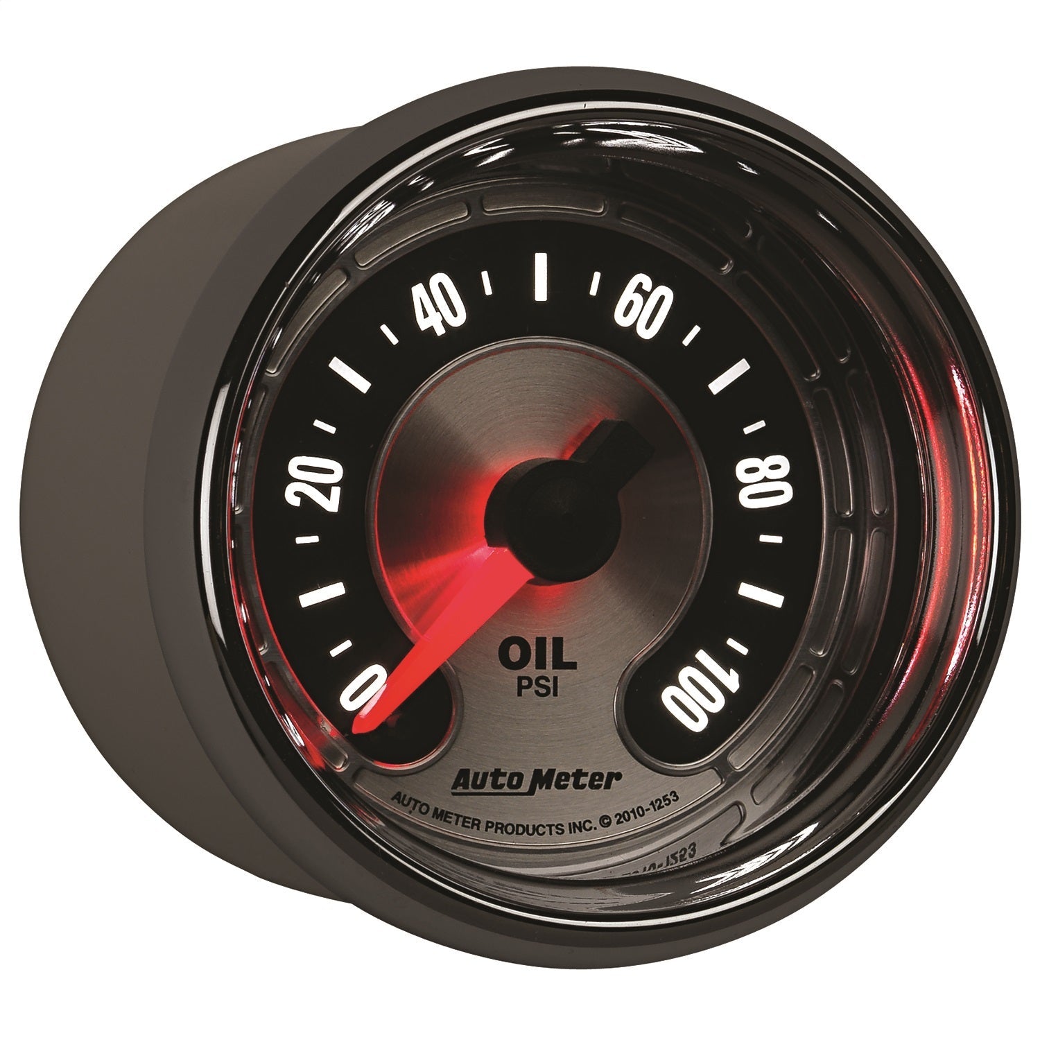 2-1/16" OIL PRESSURE, 0-100 PSI, AMERICAN MUSCLE