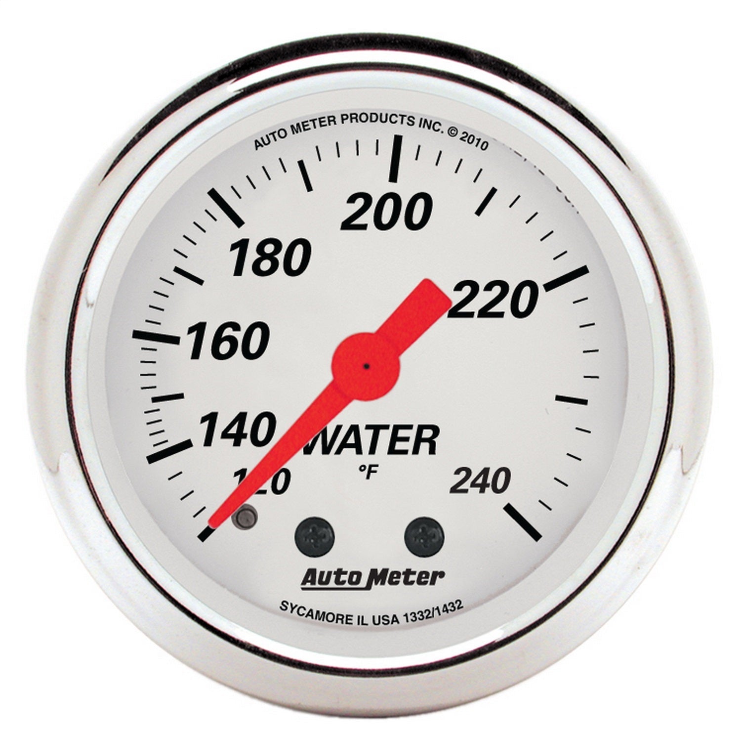 2-1/16" WATER TEMPERATURE, 120-240 °F, ARCTIC WHITE