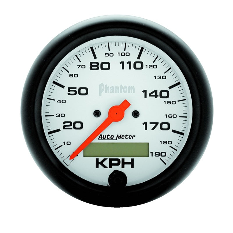 3-3/8" SPEEDOMETER, 0-190 KPH, PHANTOM