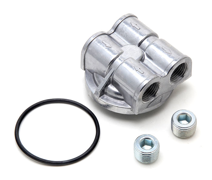 Trans-Dapt 1413 90 Degree Oil Filter Bypass Adapter, Spin-On