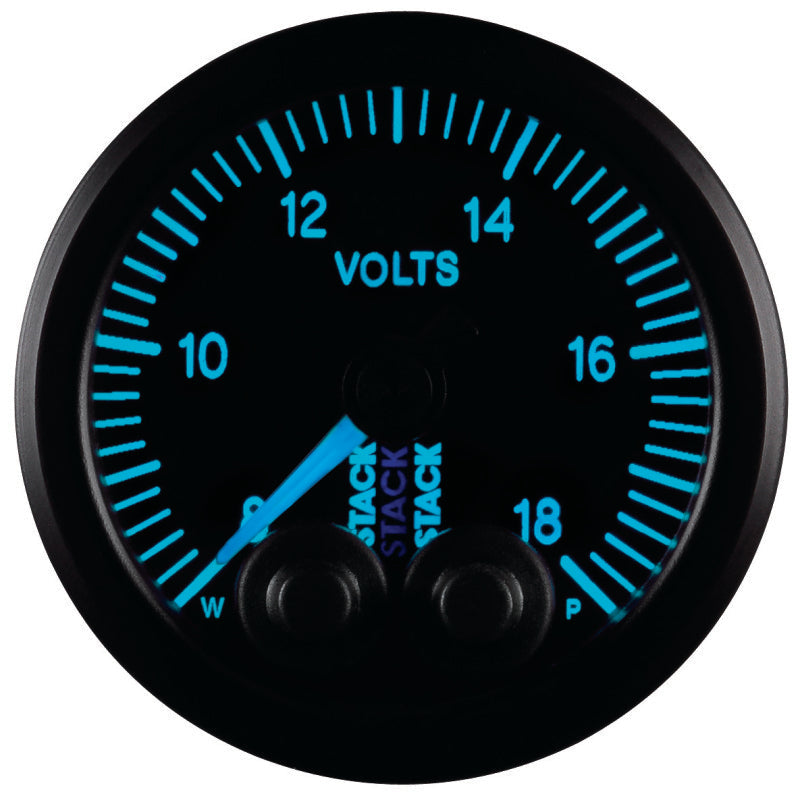 BATTERY VOLTAGE, PRO-CONTROL, 52MM, BLK, 8-18V