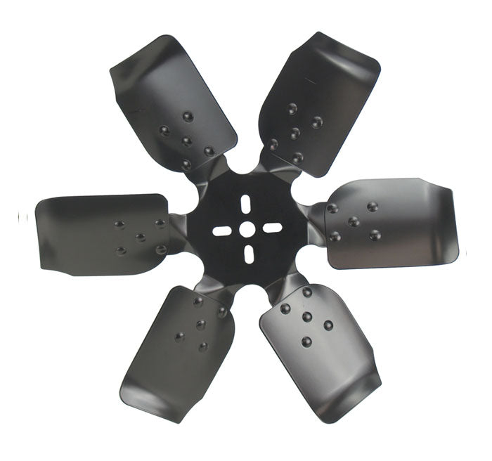 Derale 17317 17" Standard Rotation Rigid Race Fan, Steel Blade