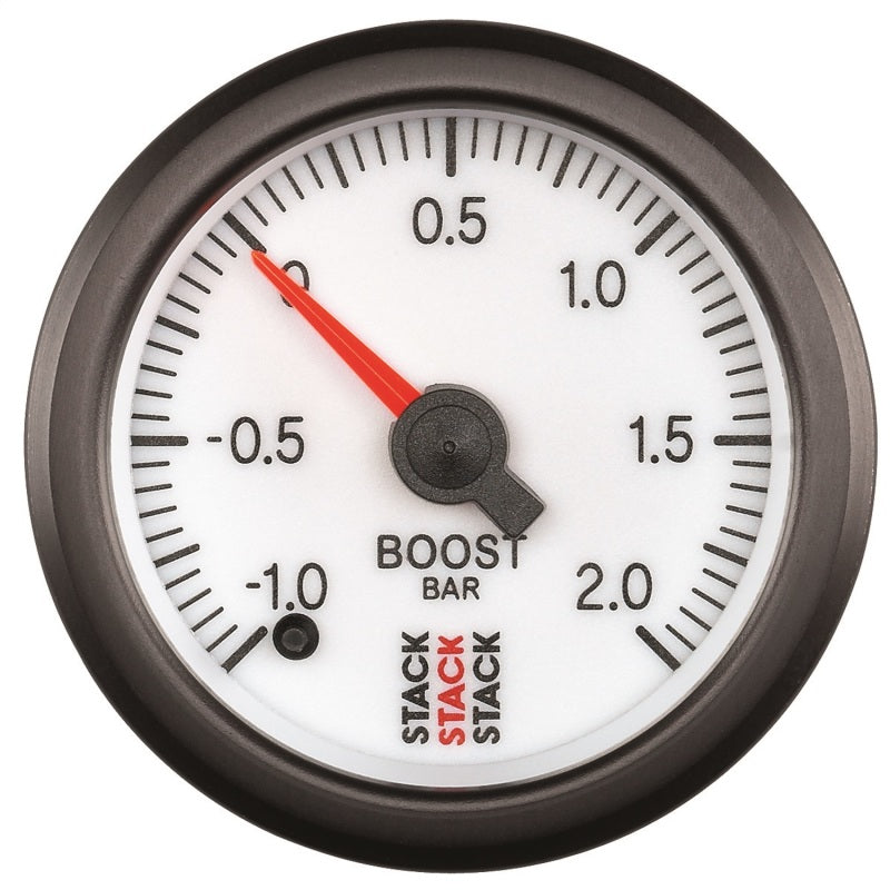 52MM, BOOST PRESS, PRO STEPPER MOTOR, -1 TO +2 BAR,STACK WHT