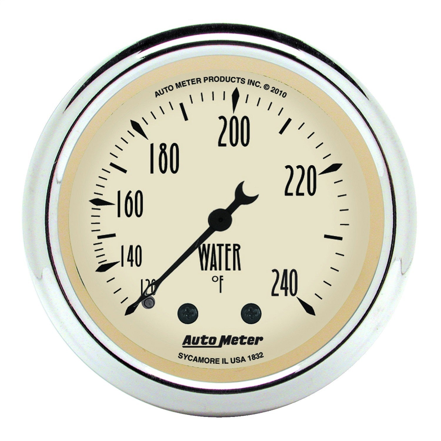5 PC. GAUGE KIT, 3-1/8" & 2-1/16", MECH. SPEEDO., WTMP & OILP, ANTQ BEIGE
