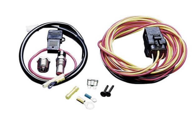 SPAL 185FH Electric Fan Wiring Harness Kit - 40 Amp 185 Degree