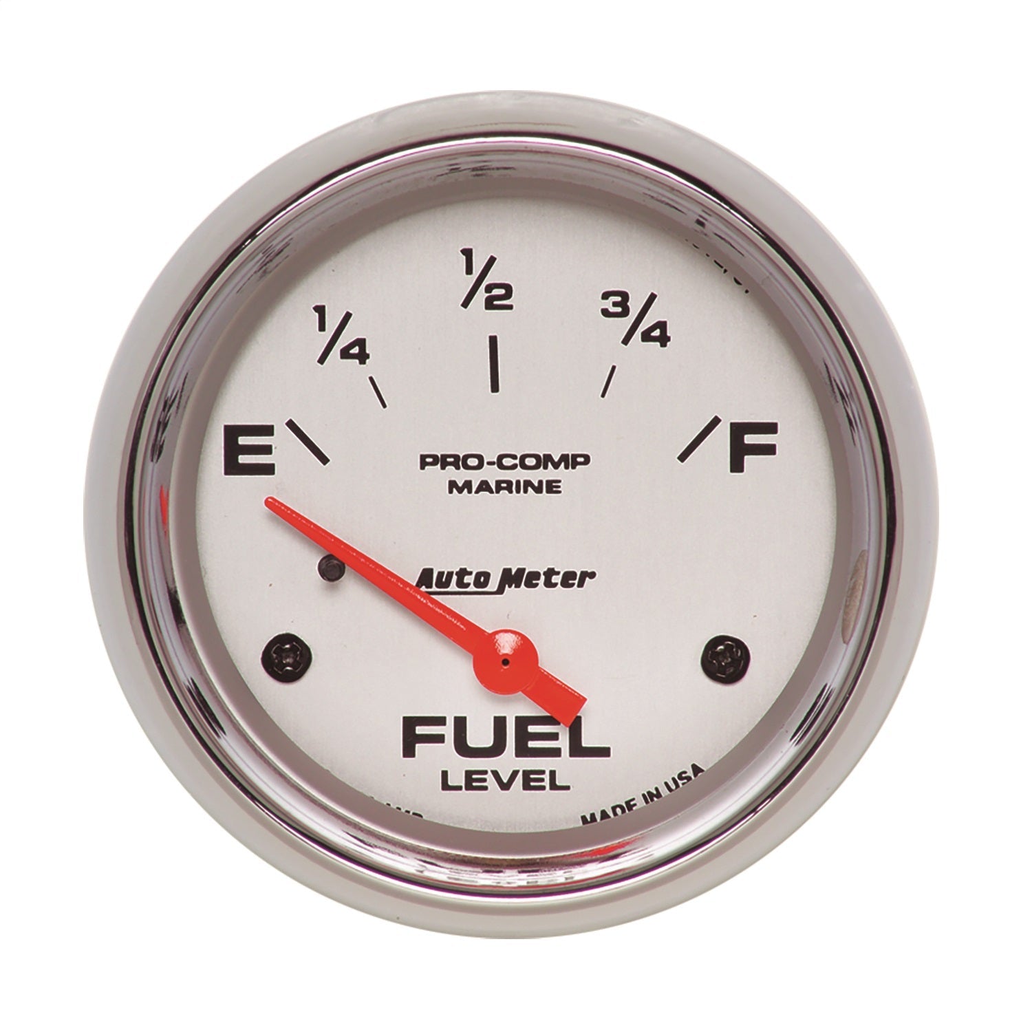 2-5/8" FUEL LEVEL, 240-33 ?, MARINE CHROME ULTRA-LITE