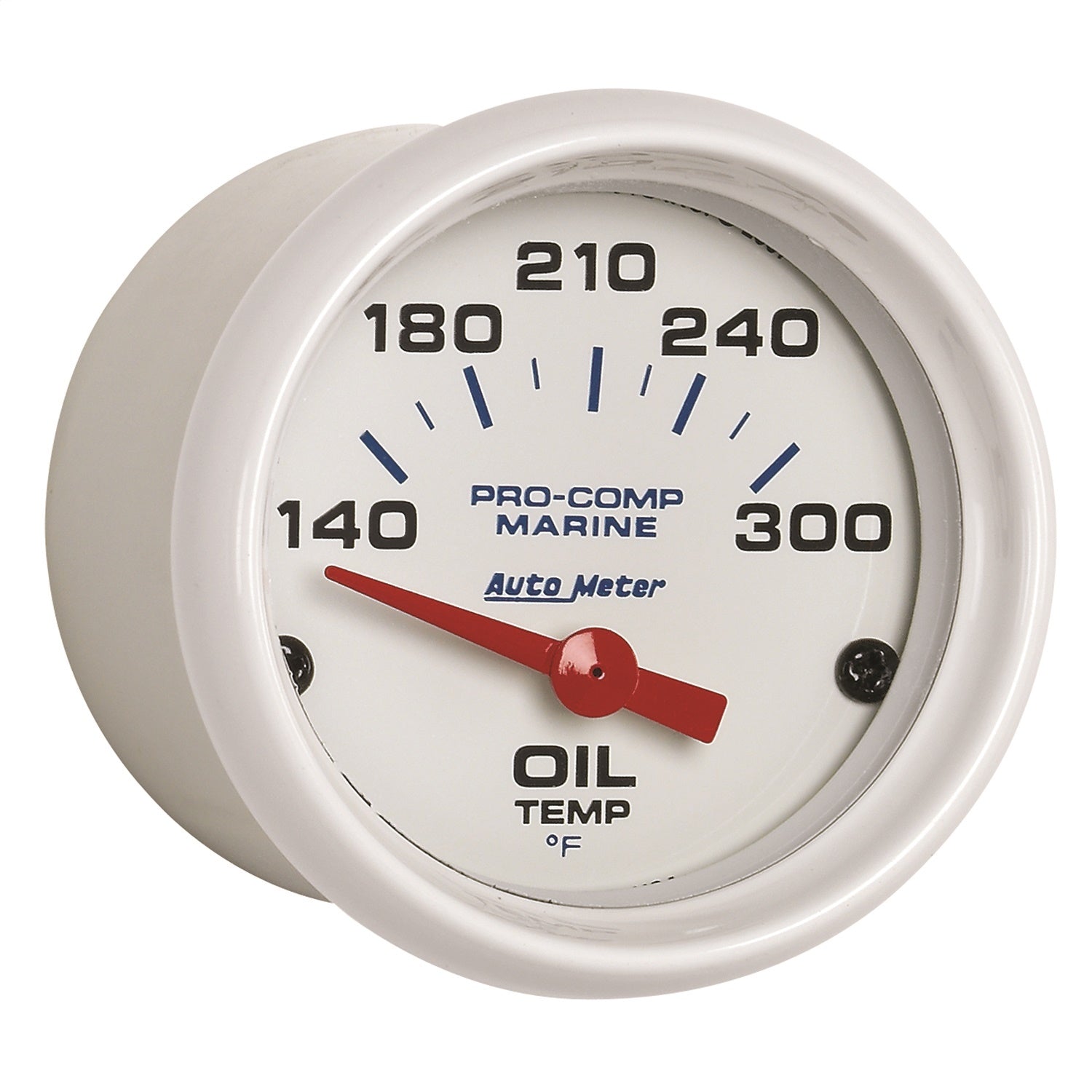 2-1/16" OIL TEMPERATURE, 140-340 °F, MARINE WHITE