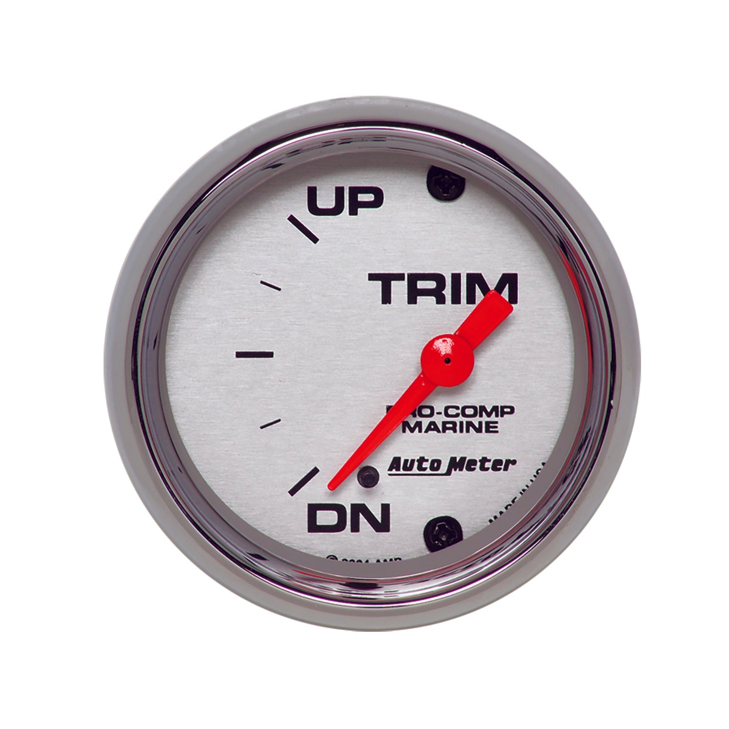 2-1/16" TRIM LEVEL, UP/DOWN, MARINE CHROME ULTRA-LITE