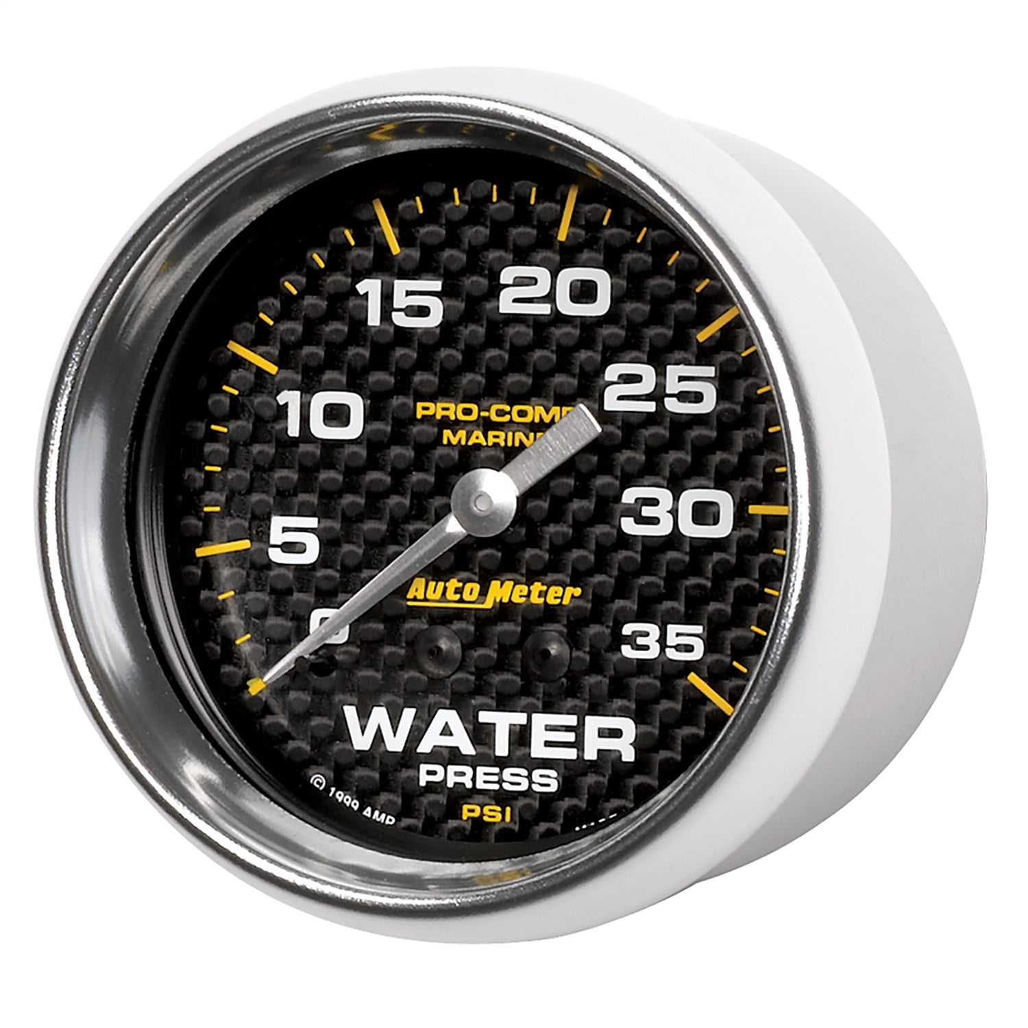 2-5/8" WATER PRESSURE, 0-35 PSI, MARINE CARBON FIBER