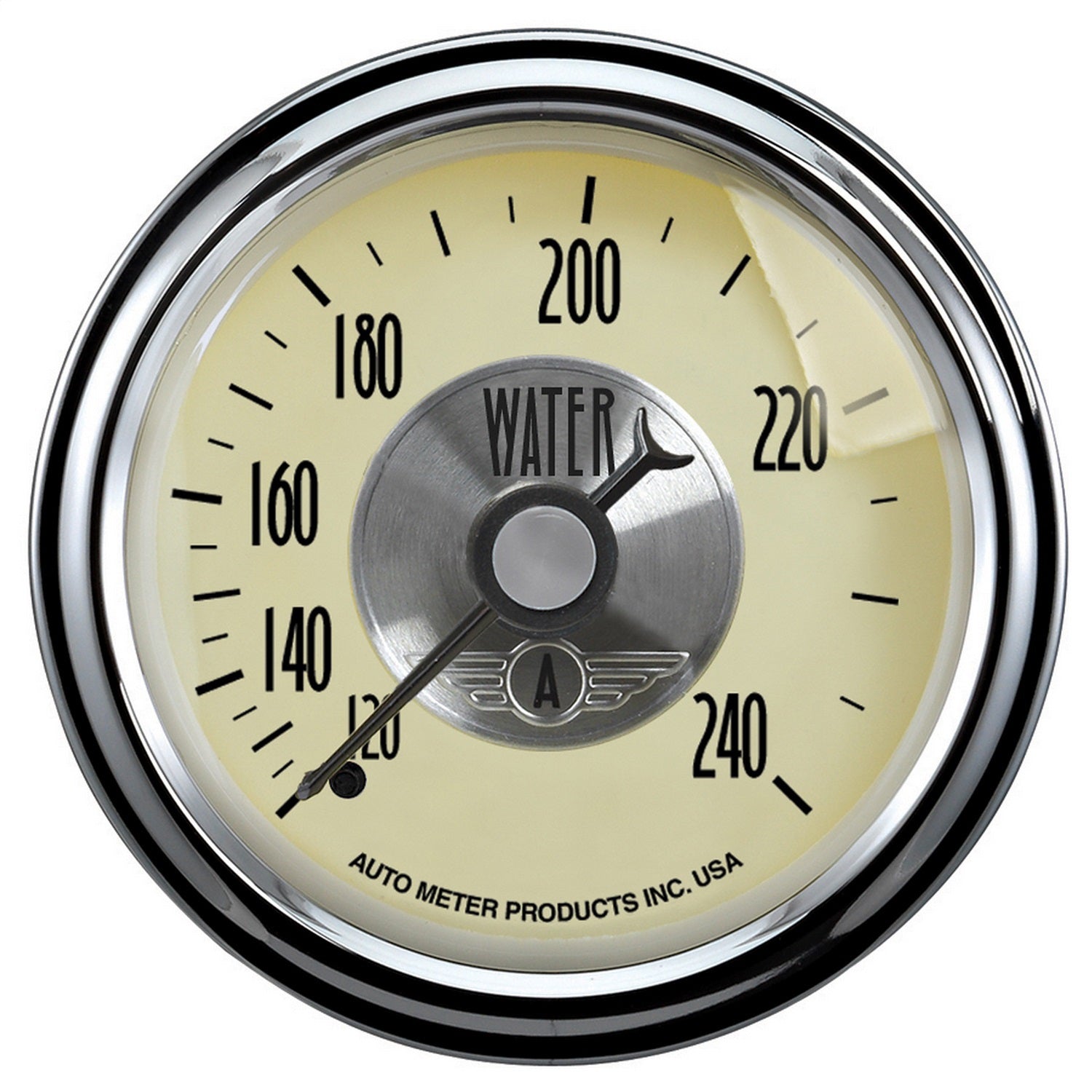 2-1/16" WATER TEMPERATURE, 120-240 °F, PRESTIGE ANTIQUE IVORY