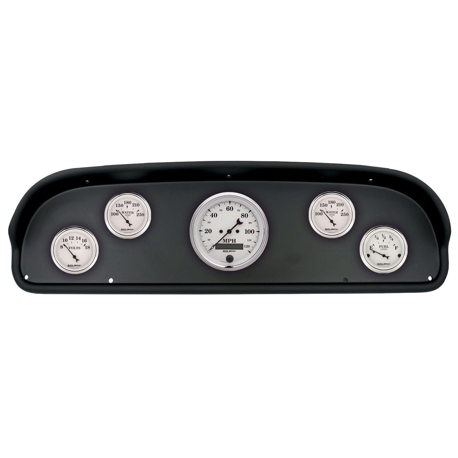 5 GAUGE DIRECT-FIT DASH KIT, FORD F100 57-60, OLD TYME WHITE