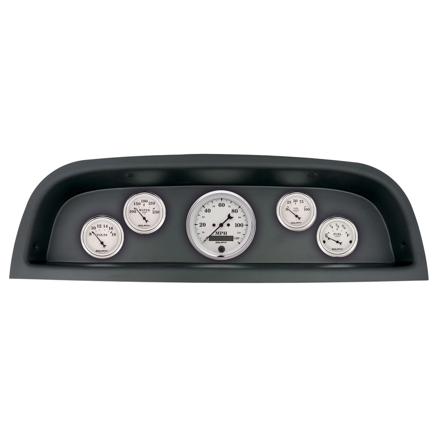5 GAUGE DIRECT-FIT DASH KIT, CHEVROLET TRUCK 60-63, OLD TYME WHITE