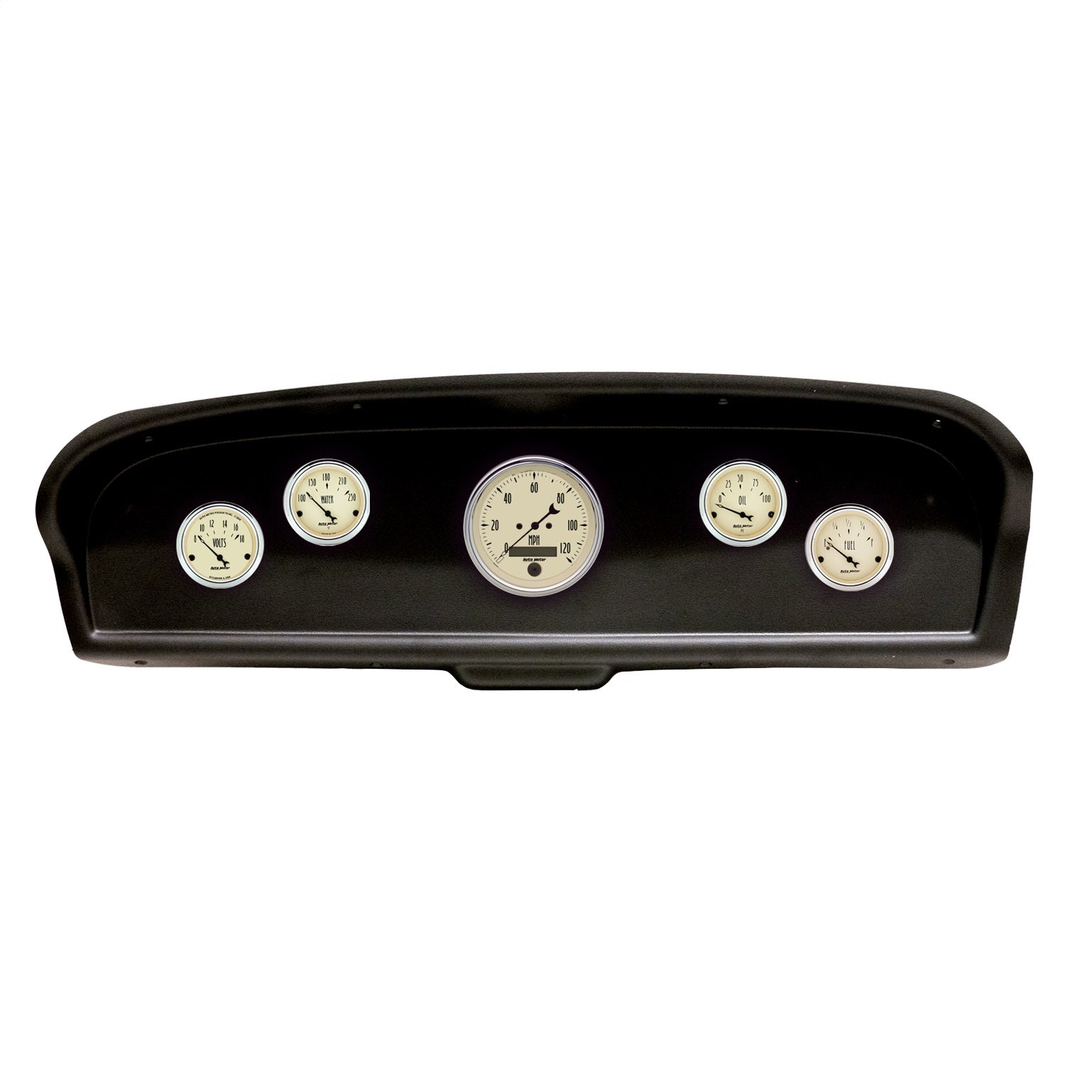 5 GAUGE DIRECT-FIT DASH KIT, FORD TRUCK 61-66, ANTIQUE BEIGE