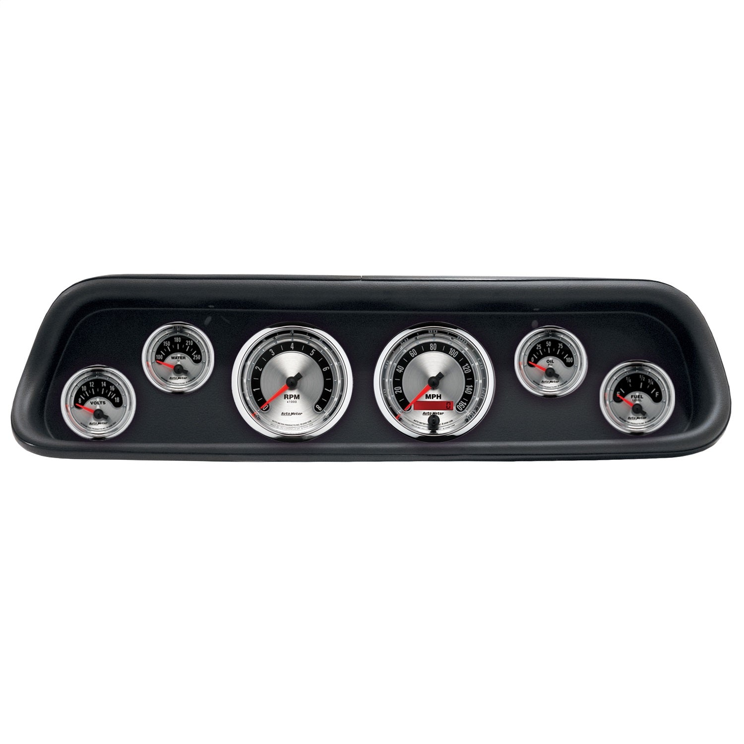 6 GAUGE DIRECT-FIT DASH KIT, FORD MUSTANG 64-65, AMERICAN MUSCLE