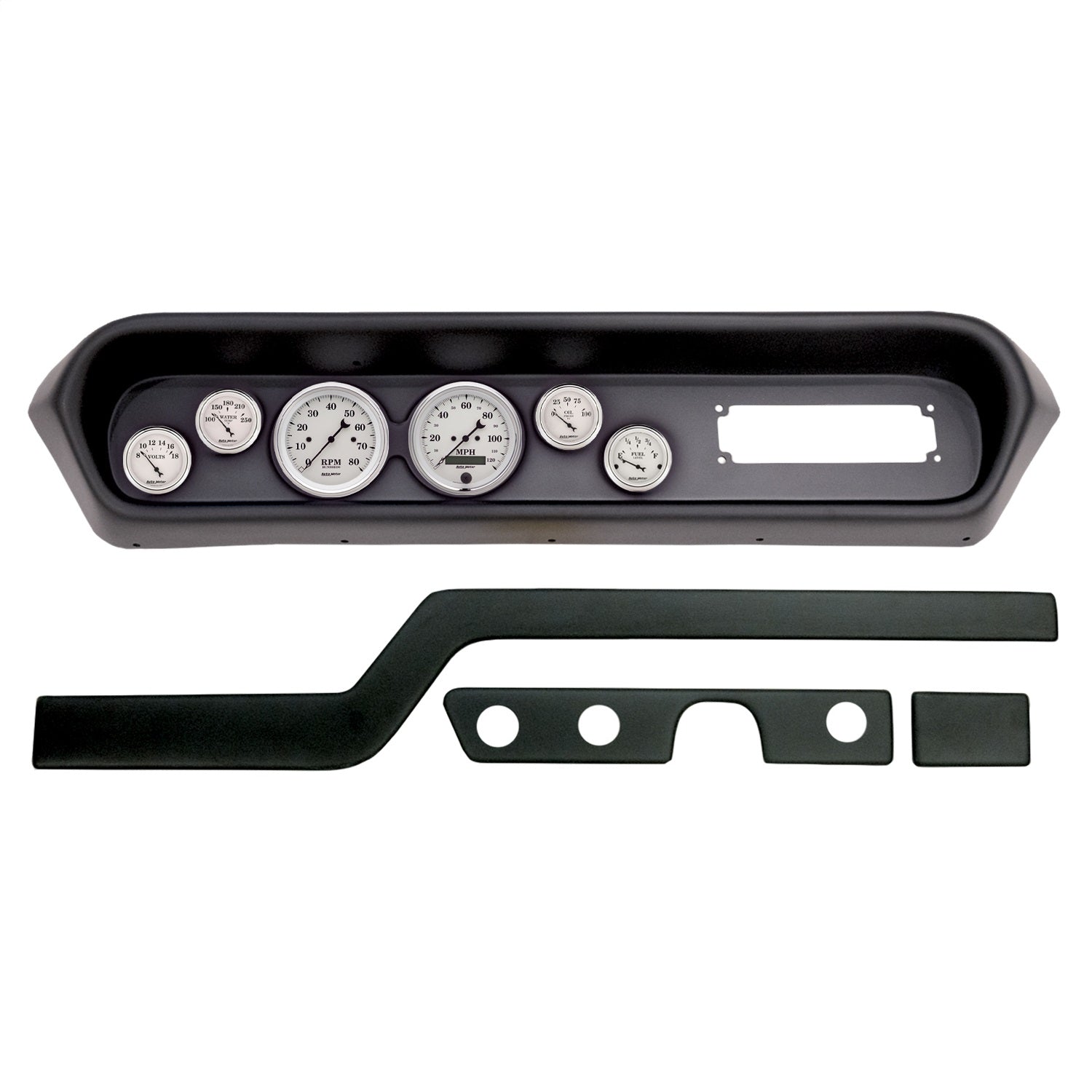 6 GAUGE DIRECT-FIT DASH KIT, PONTIAC GTO/LEMANS 64-65, OLD TYME WHITE