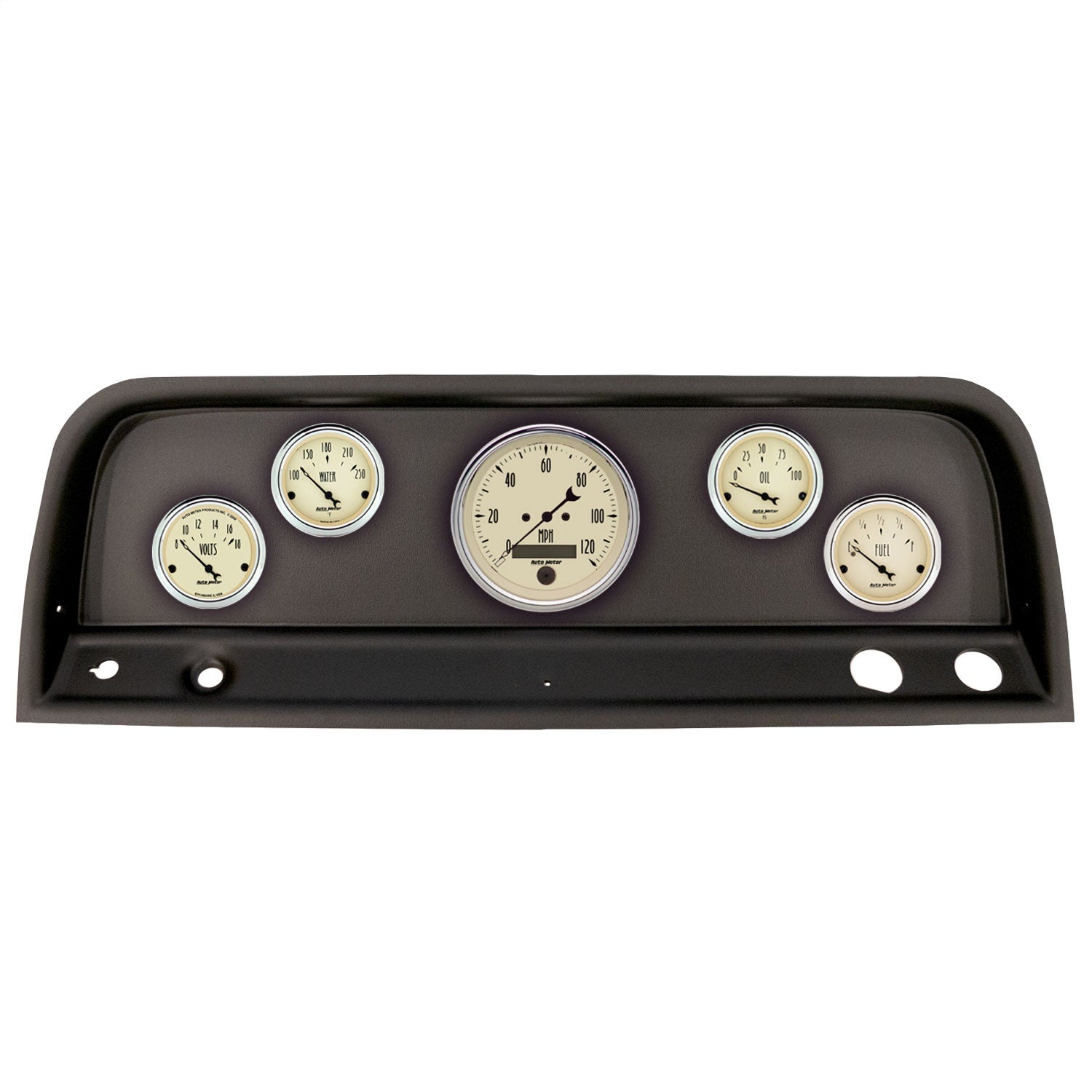 5 GAUGE DIRECT-FIT DASH KIT, CHEVROLET TRUCK 64-66, ANTIQUE BEIGE
