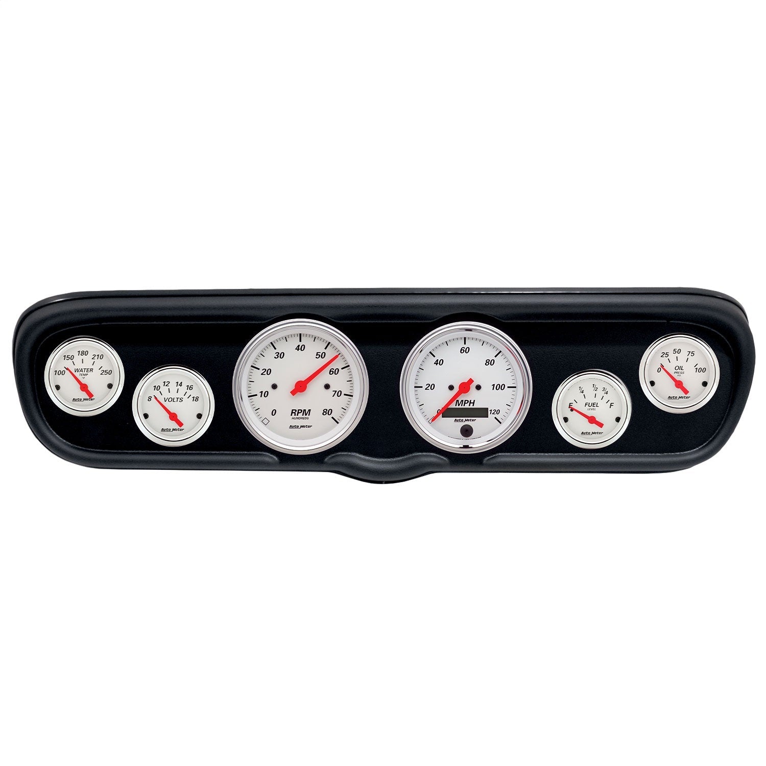 6 GAUGE DIRECT-FIT DASH KIT, FORD MUSTANG 66, ANTIQUE BEIGE