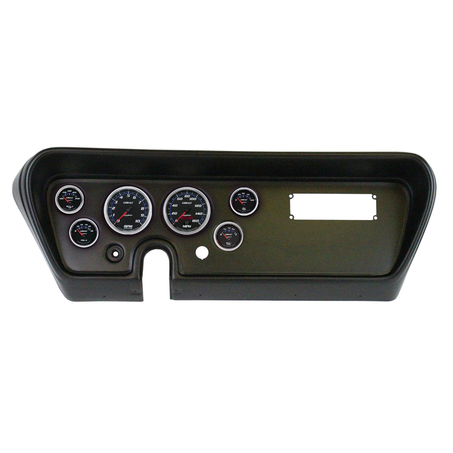 6 GAUGE DIRECT-FIT DASH KIT, PONTIAC GTO 66, COBALT