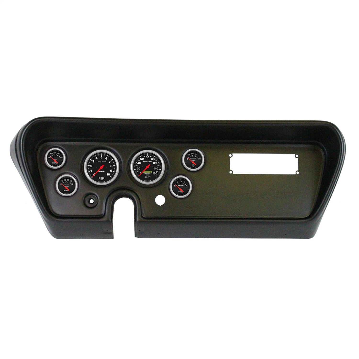 6 GAUGE DIRECT-FIT DASH KIT, PONTIAC GTO 66, SPORT-COMP
