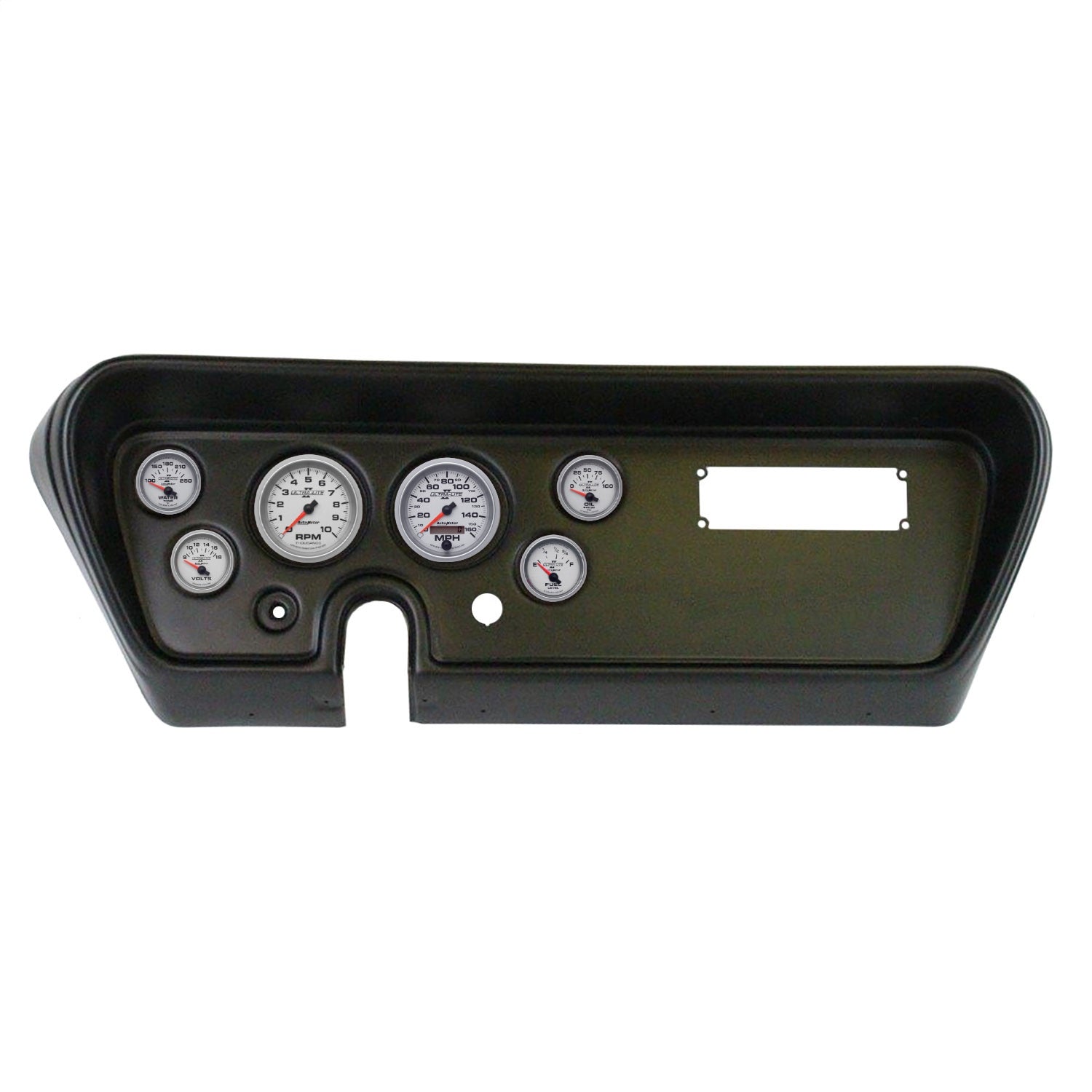 6 GAUGE DIRECT-FIT DASH KIT, PONTIAC GTO 66, ULTRA-LITE II