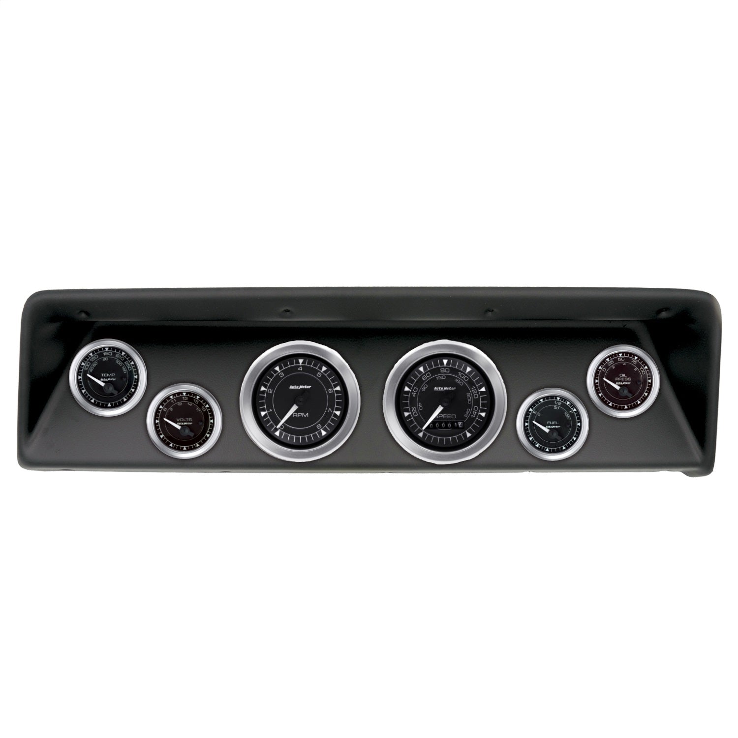 6 GAUGE DIRECT-FIT DASH KIT, CHEVROLET NOVA 66-67, CHRONO