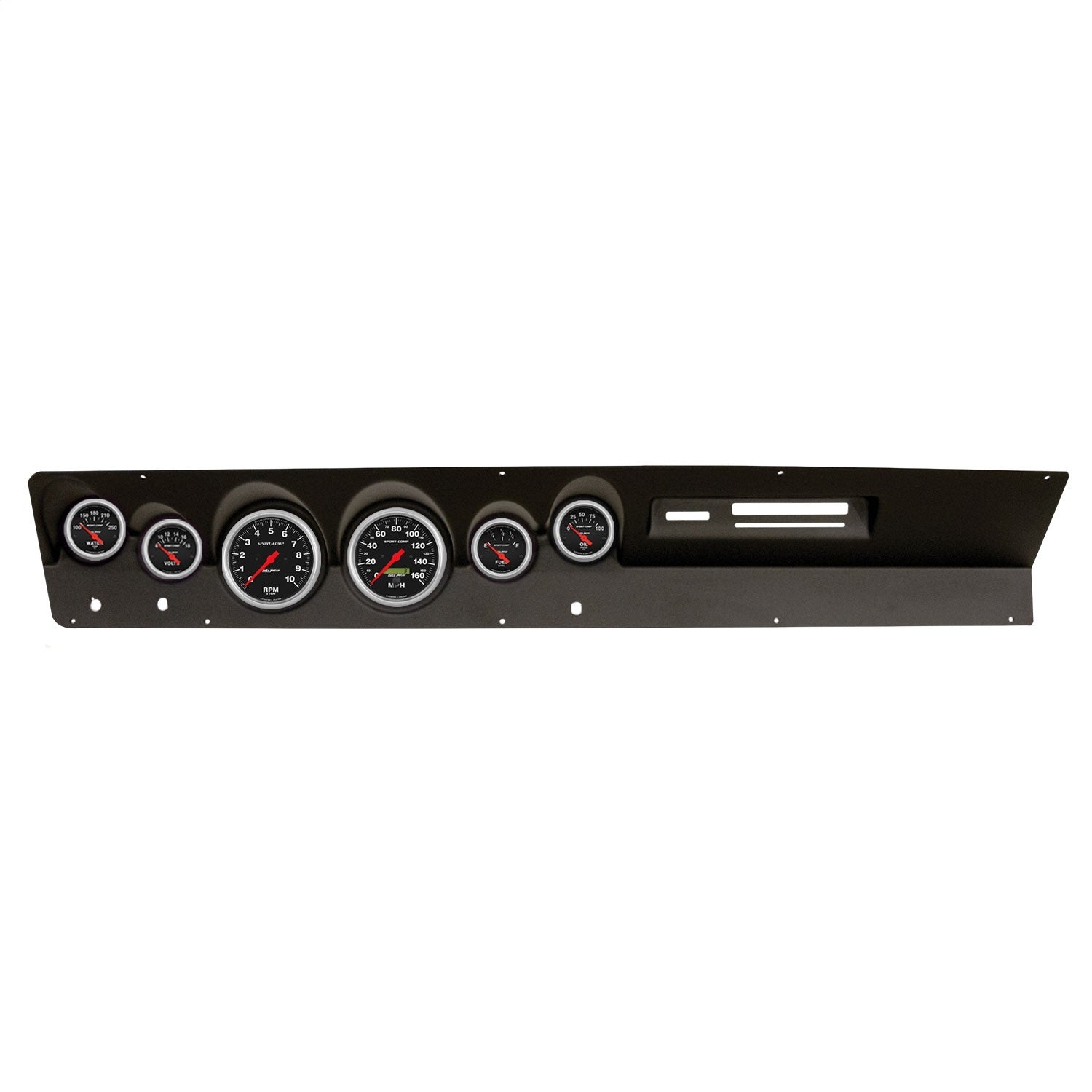 6 GAUGE DIRECT-FIT DASH KIT, DODGE DART 67-69, SPORT-COMP