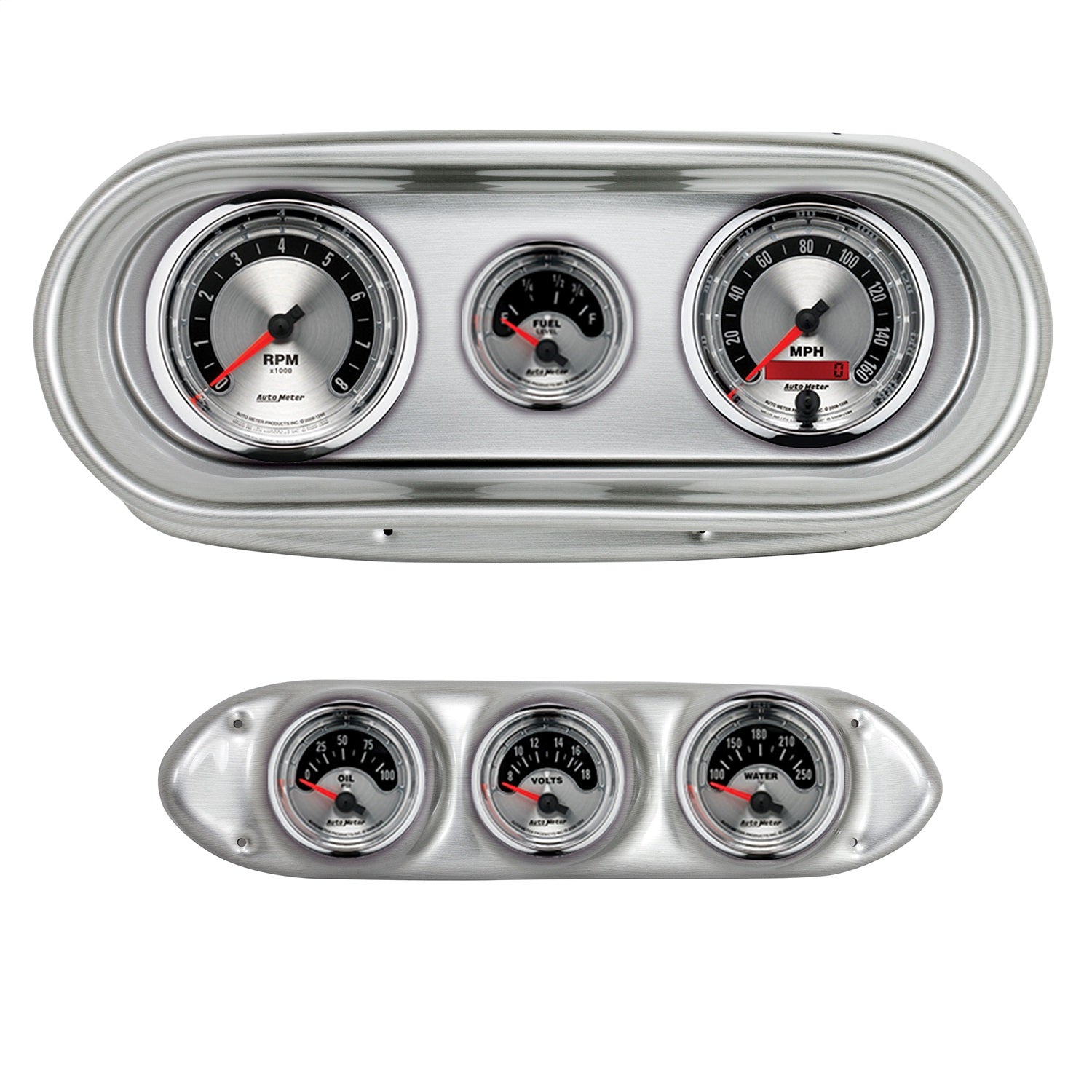 6 GAUGE DIRECT-FIT DASH KIT, NOVA 62-65, AMERICAN MUSCLE