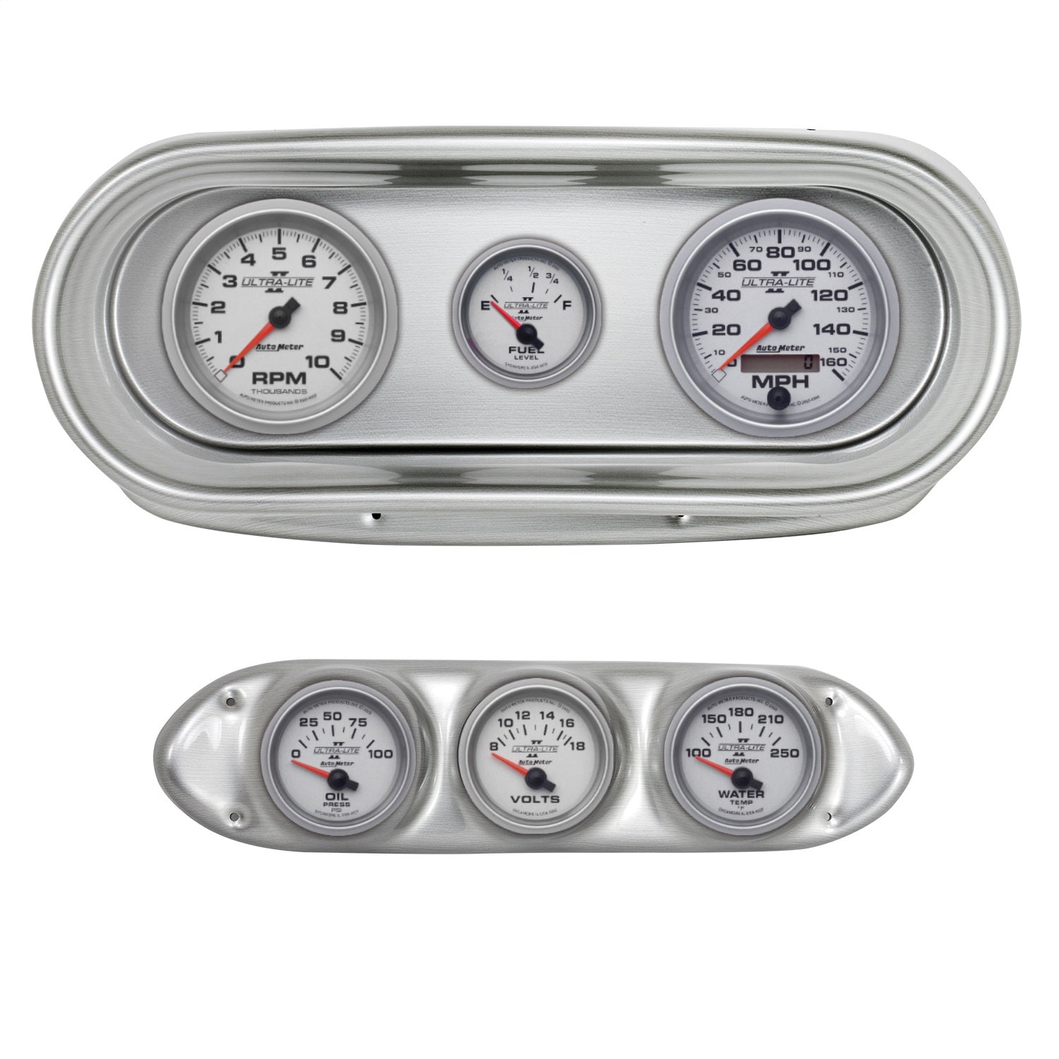 6 GAUGE DIRECT-FIT DASH KIT, NOVA 62-65, ULTRA-LITE II