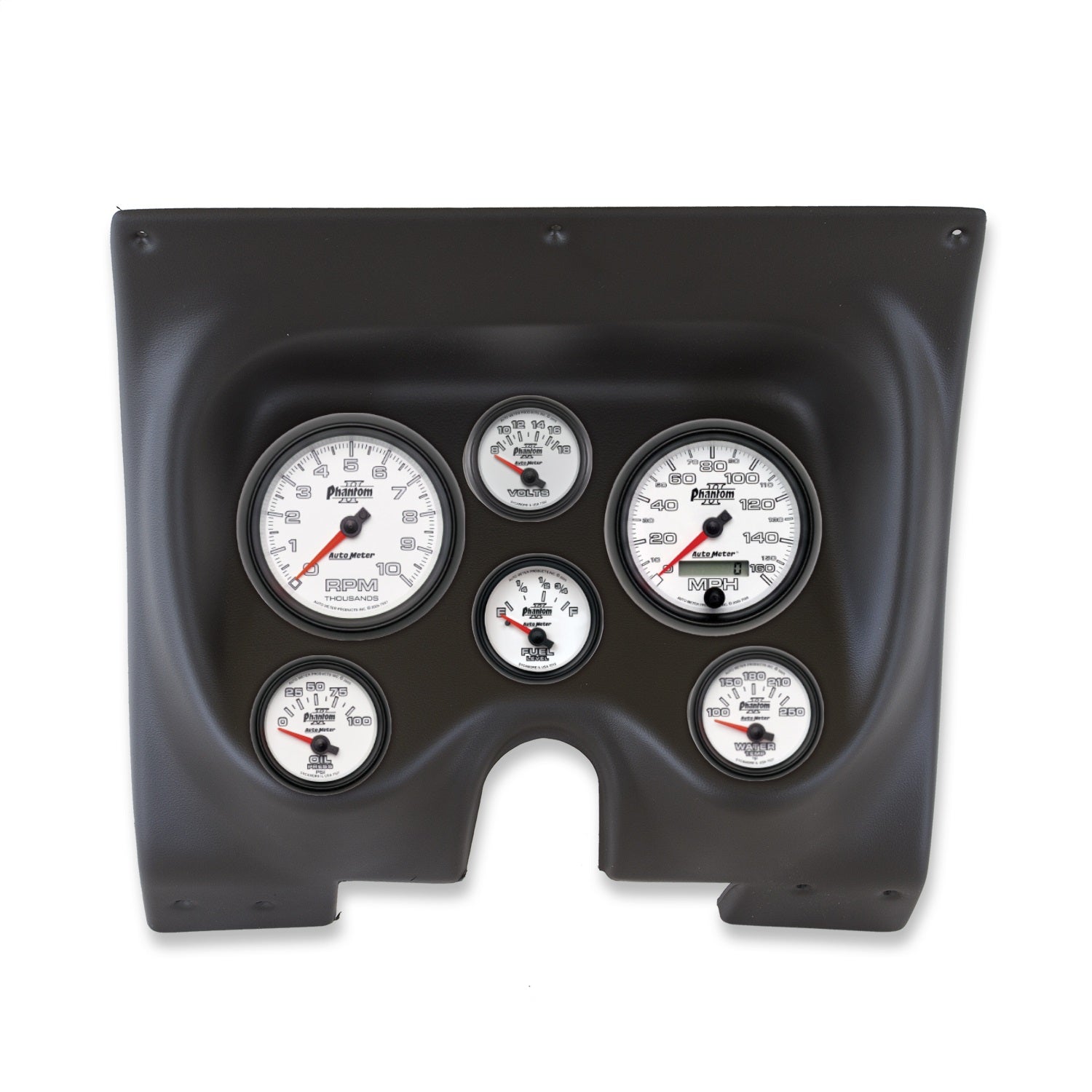 6 GAUGE DIRECT-FIT DASH KIT, CAMARO/FIREBIRD 67-68, PHANTOM II