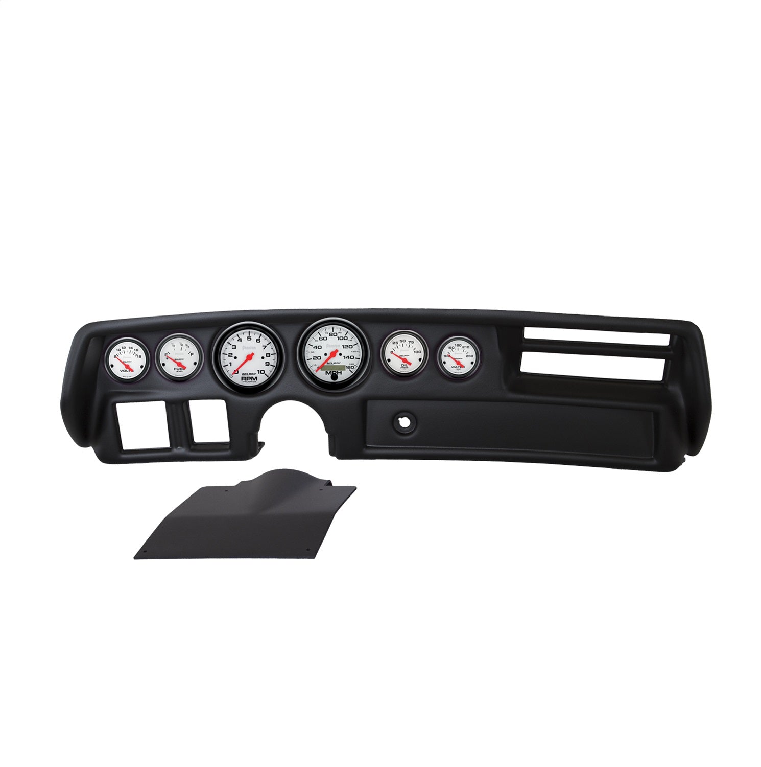 6 GAUGE DIRECT-FIT DASH KIT, CHEVELLE / EL CAMINO / MALIBU 70-72, PHANTOM
