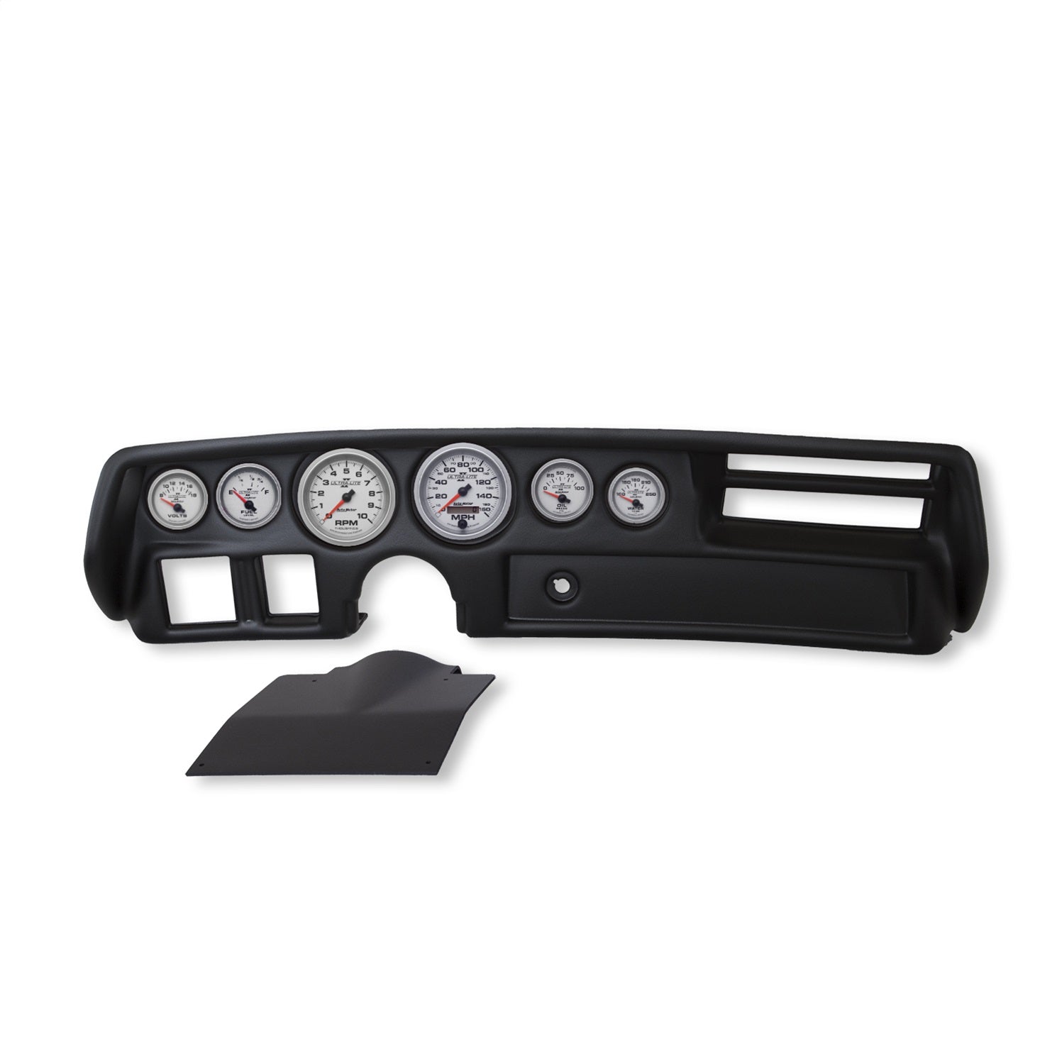 6 GAUGE DIRECT-FIT DASH KIT, CHEVELLE / EL CAMINO / MALIBU 70-72, ULTRA-LITE II