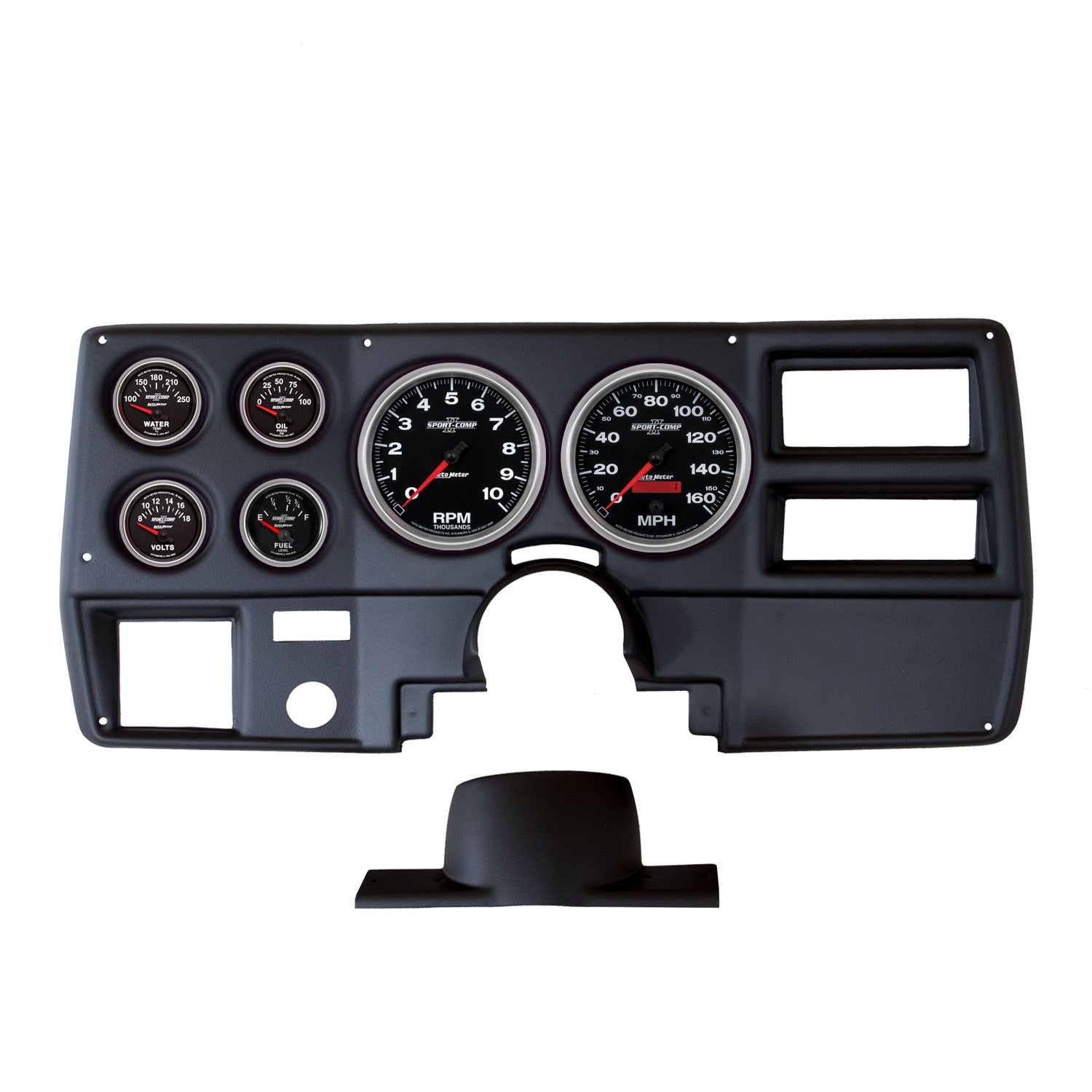 6 GAUGE DIRECT-FIT DASH KIT, CHEVY TRUCK / SUBURBAN 73-83, SPORT-COMP II