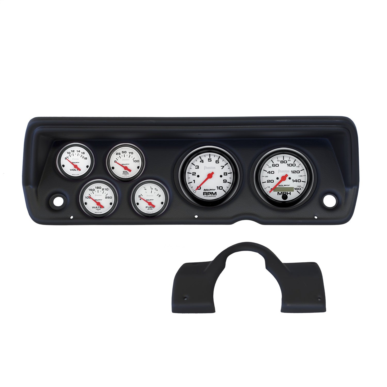 6 GAUGE DIRECT-FIT DASH KIT, A-BODY / DUSTER / DEMON / DART 70-76, PHANTOM