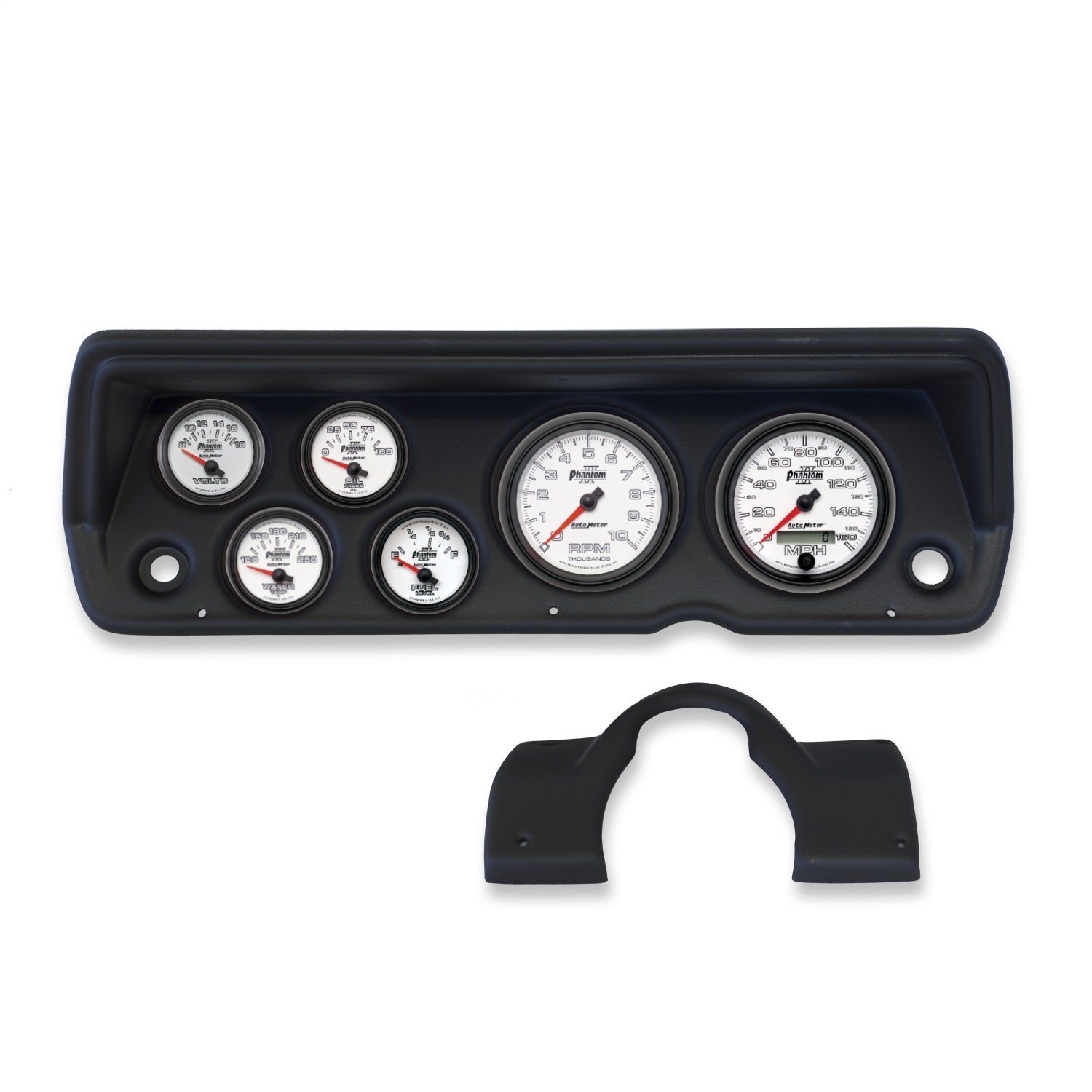 6 GAUGE DIRECT-FIT DASH KIT, A-BODY / DUSTER / DEMON / DART 70-76, PHANTOM II