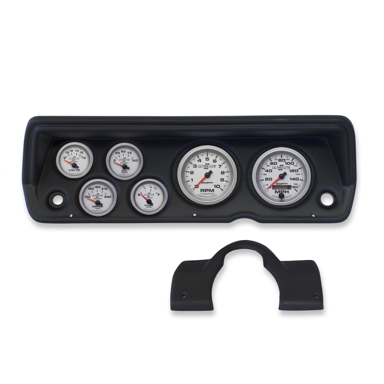 6 GAUGE DIRECT-FIT DASH KIT, A-BODY / DUSTER / DEMON / DART 70-76, ULTRA-LITE II