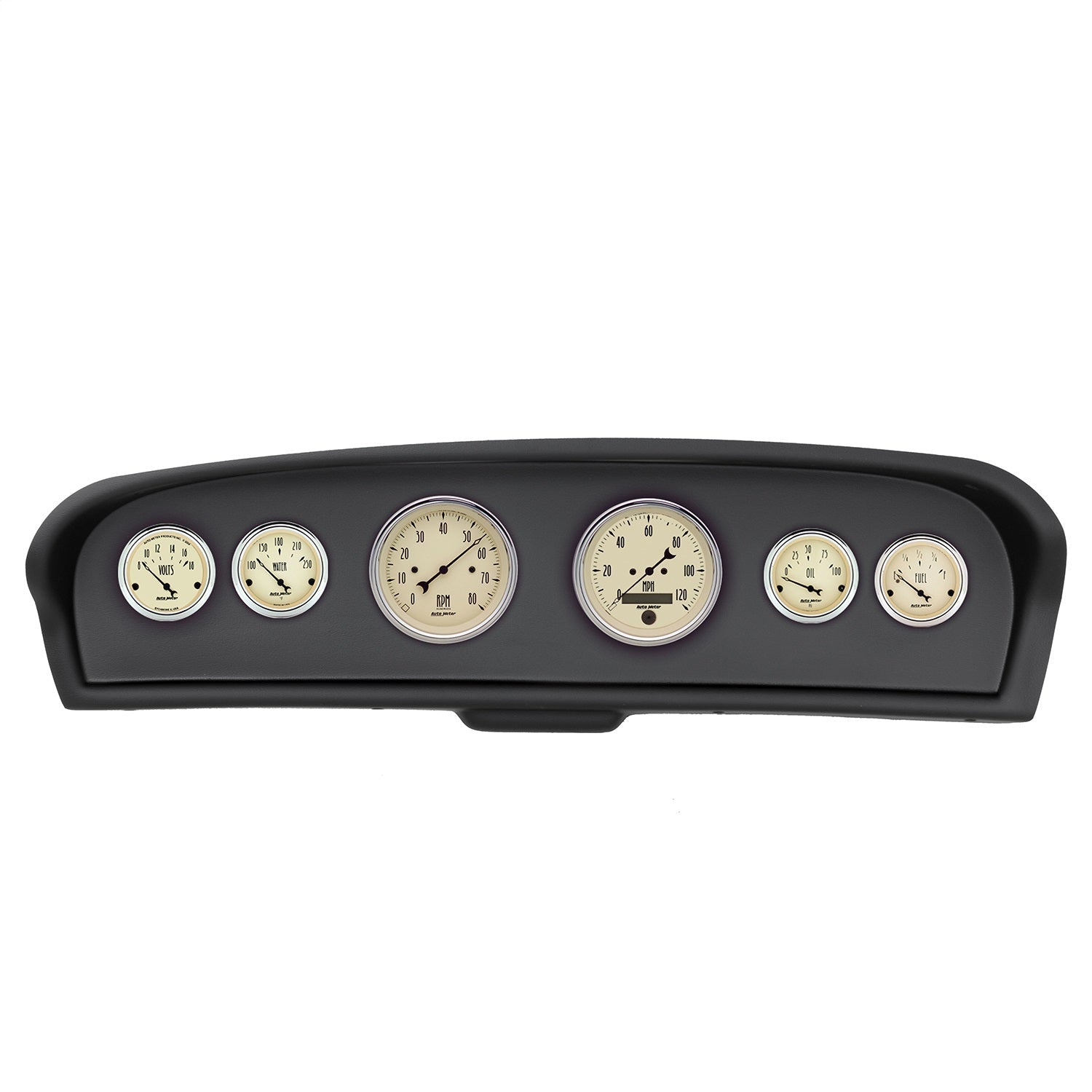 6 GAUGE DIRECT-FIT DASH KIT, FORD TRUCK 61-66, ANTIQUE BEIGE