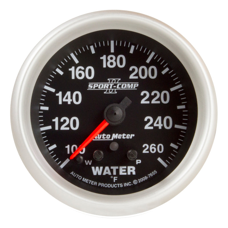 2-5/8" WATER TEMPERATURE, 100-260 °F, SPORT-COMP II