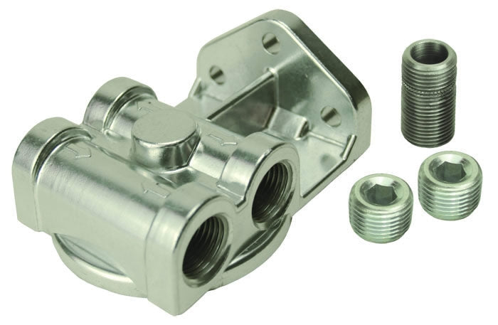 Derale 25709 Single Side Ports 1/2" NPT Filter Mount