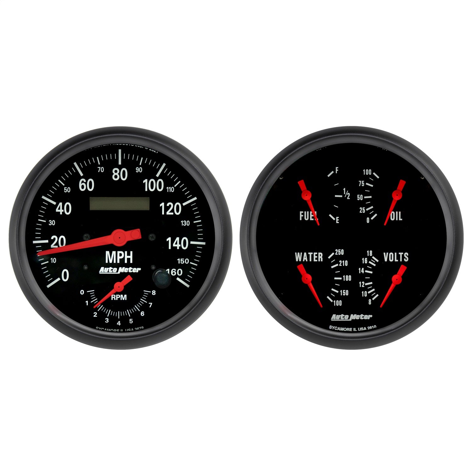 2 PC. GAUGE KIT, 5" QUAD & TACH/SPEEDO, 240-33 ?, Z-SERIES